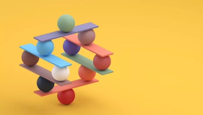 Balancing balls and blocks