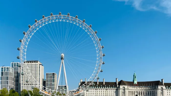 London County Hall and London Eye